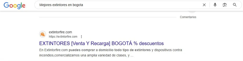 Mejores extintores Bogotá